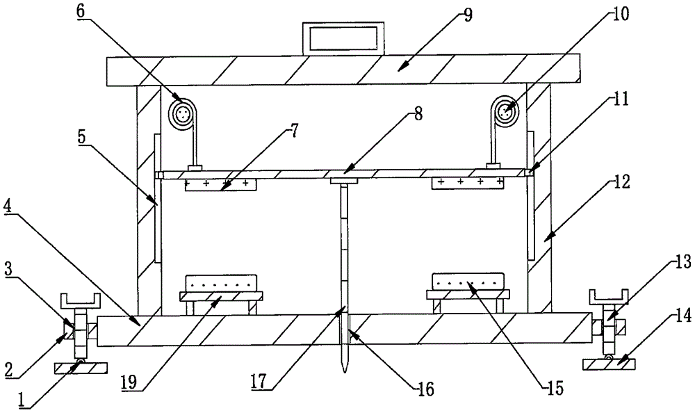 一种土建工程用地基土层强度测试装置的制作方法