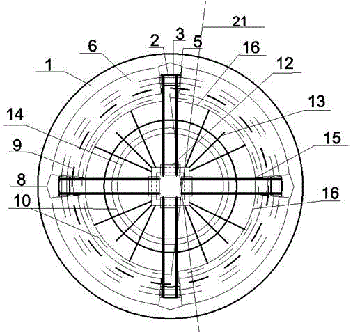 一种利用水流动能作用的消力井除污装置的制作方法