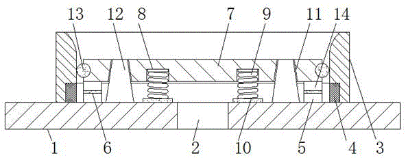 一种注塑模具用顶板回弹消声结构的制作方法