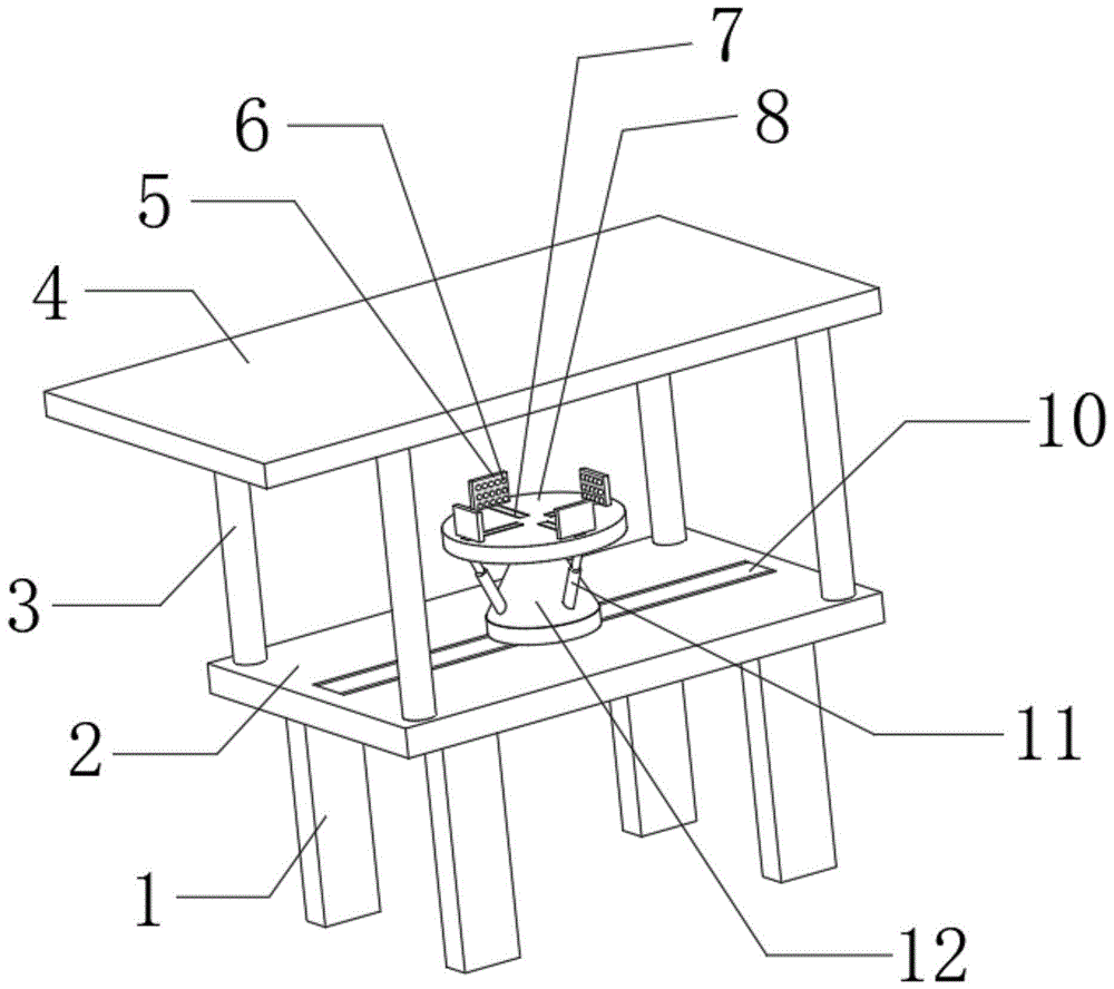 一种车辆零部件检测用工作台的制作方法