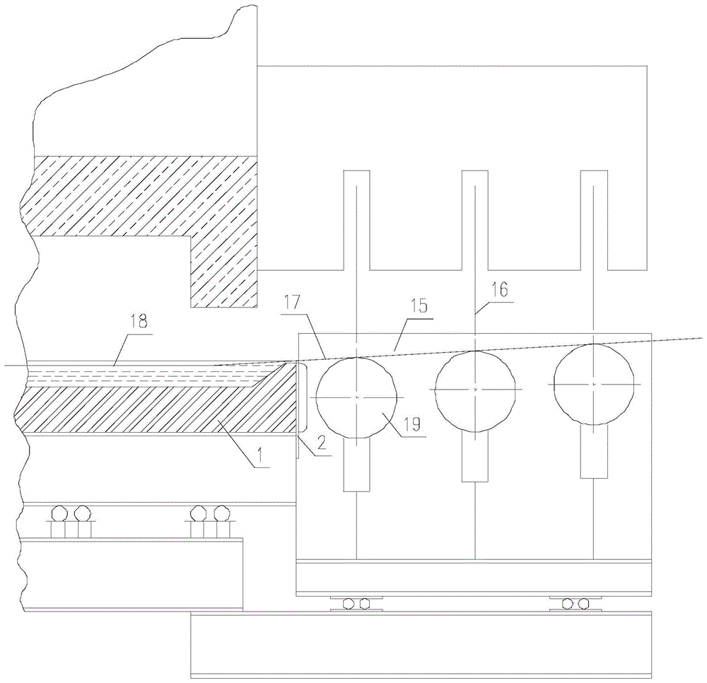 一种锡槽的出口唇板结构的制作方法