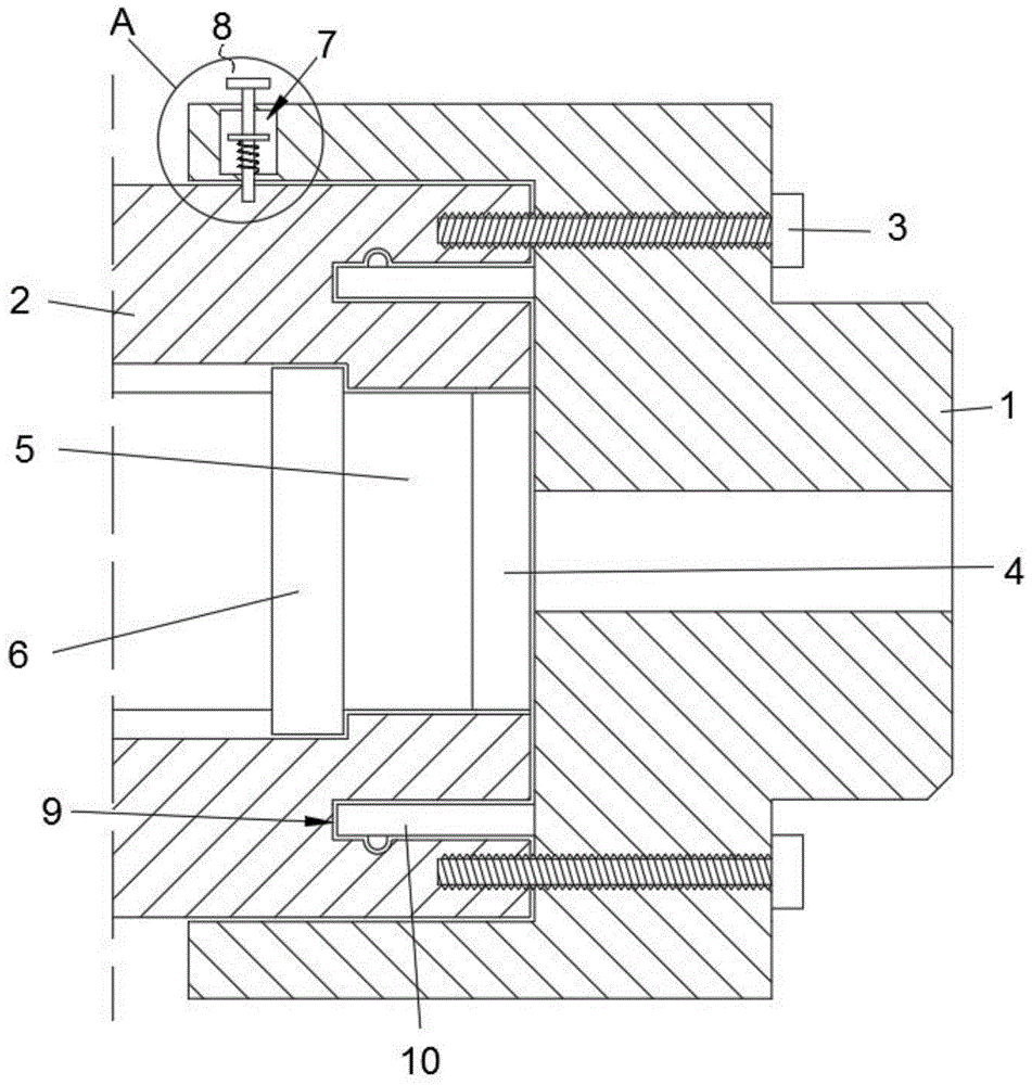 锂挤压机模具拆卸结构的制作方法