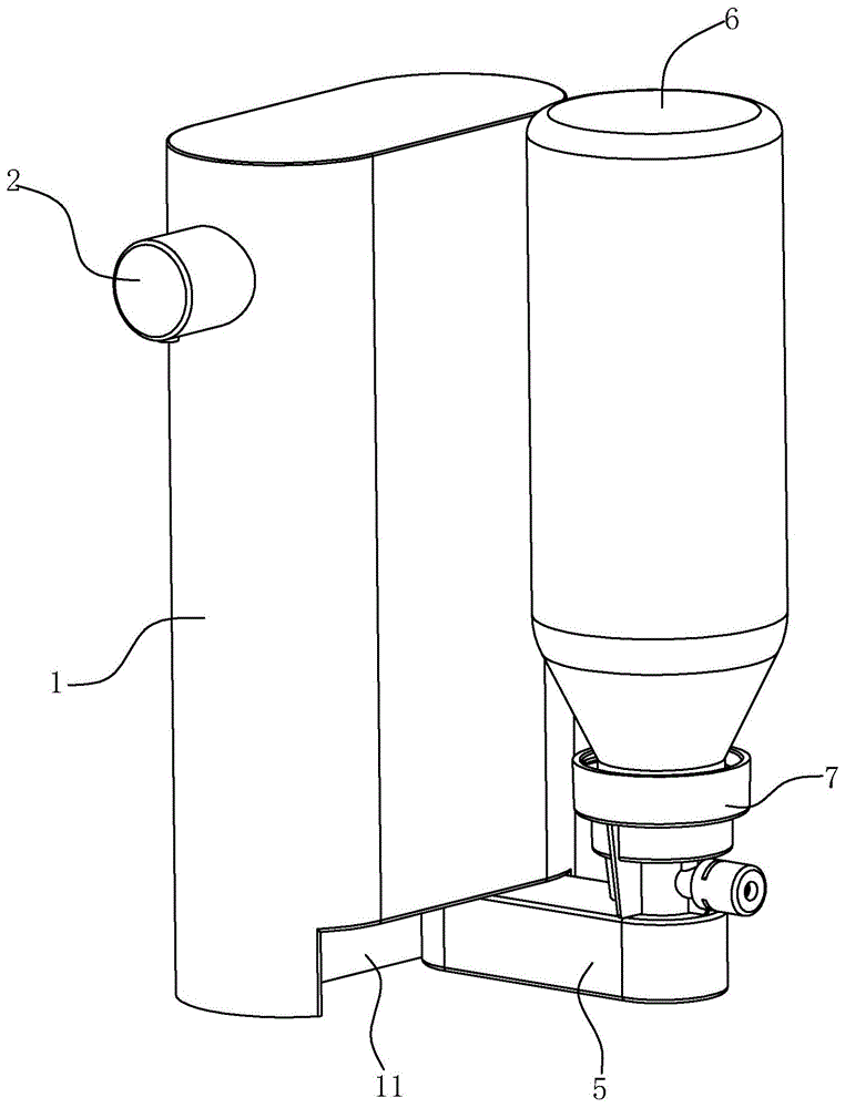 一种底部装置水瓶的饮水机的制作方法