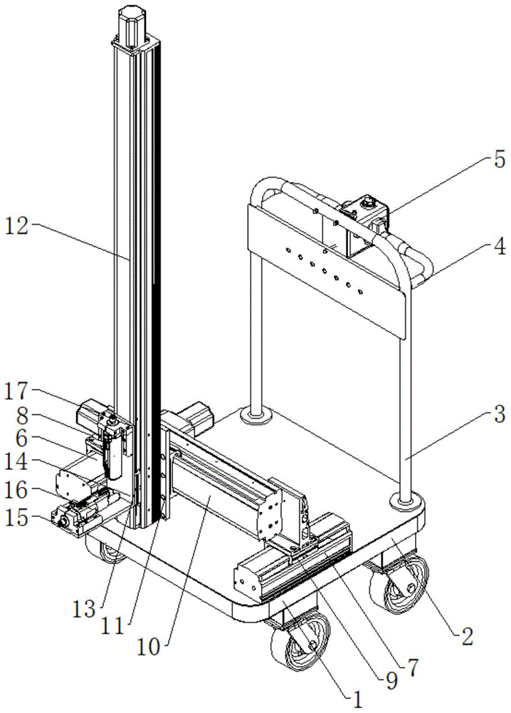 一种用于建筑装修的升降式自动打孔机的制作方法