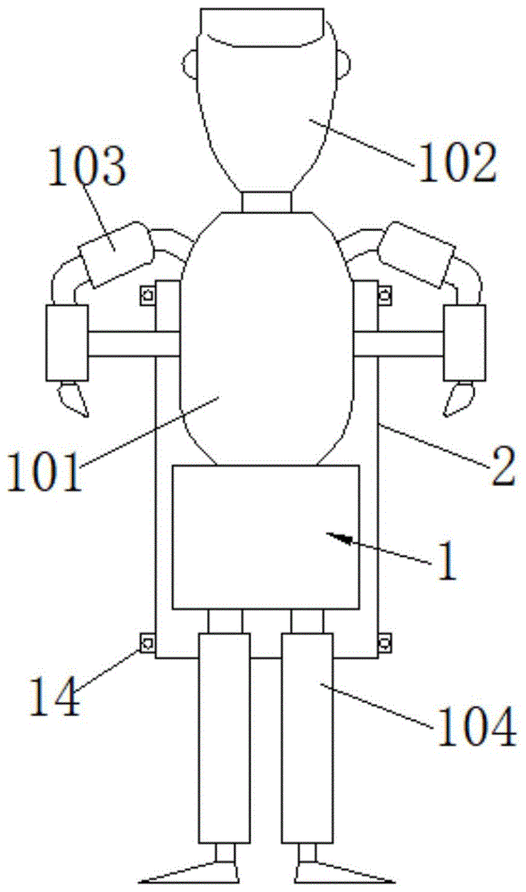 一种人体模型抽搐动作模拟装置的制作方法