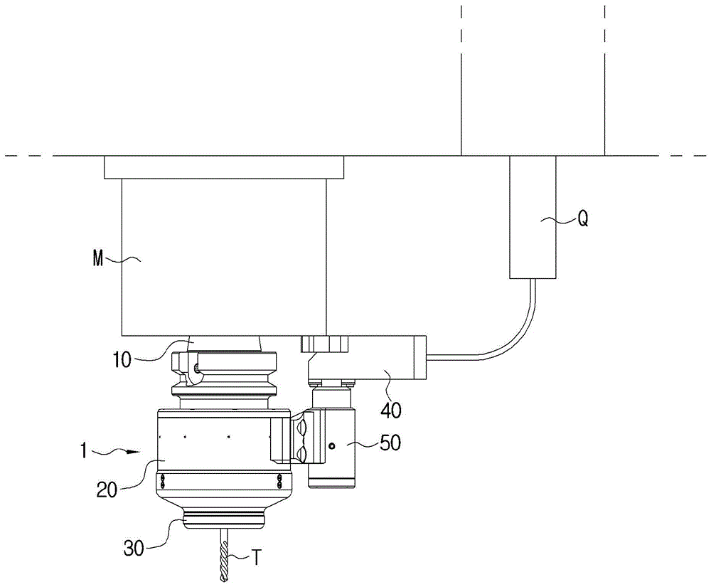 机床用冷却水直喷工具夹的制作方法