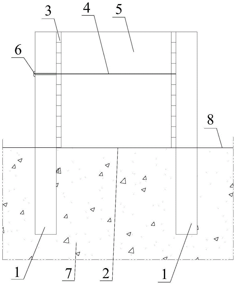 一种预应力桩板墙填筑路堤结构及路堤系统的制作方法