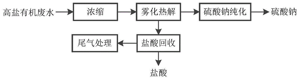 一种高盐有机废水资源化处理的系统及方法与流程