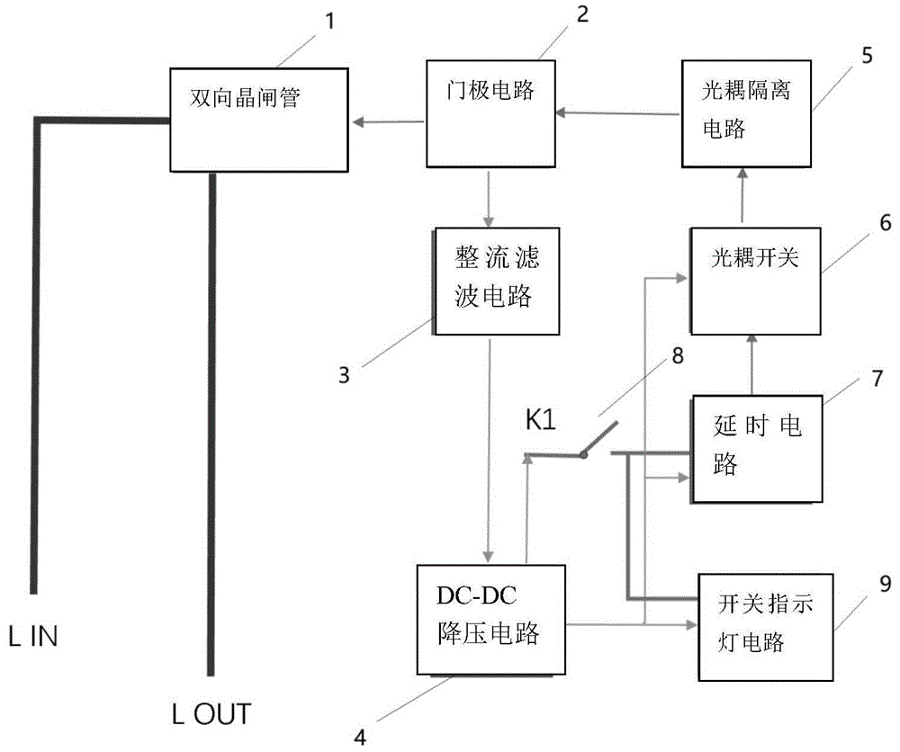 一种单线式市电高压开关信号发生器的制作方法