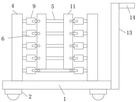 一种建筑节能环保地板砖施工用转运装置的制作方法