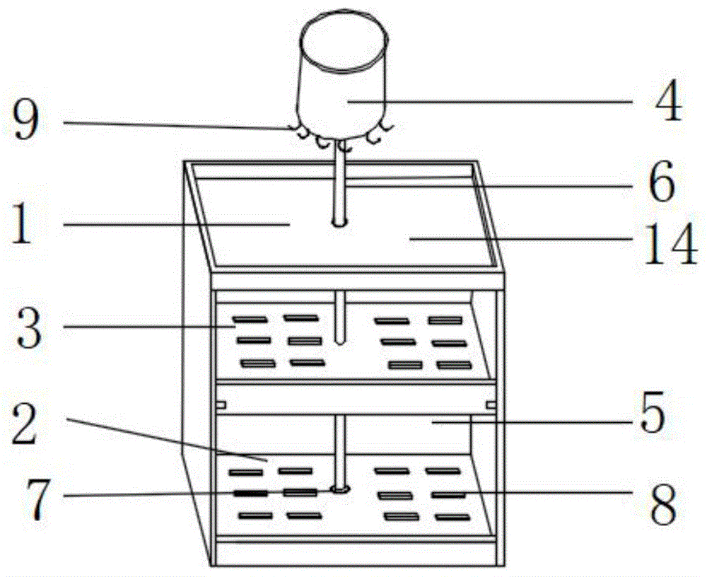 一种厨房商用餐具摆放架的制作方法