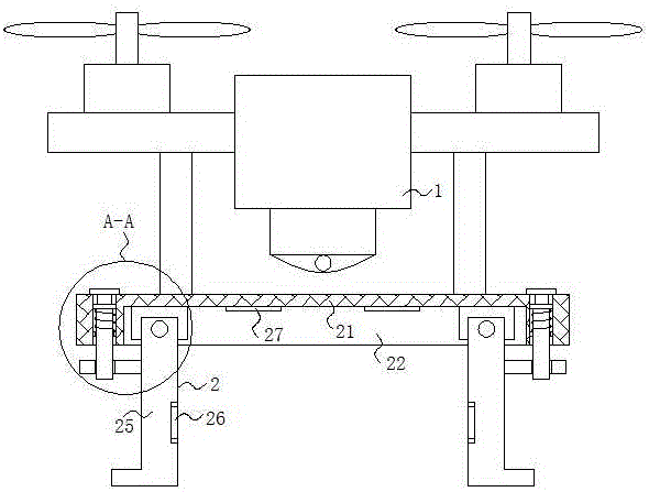 一种起落架可折叠式巡检无人机的制作方法