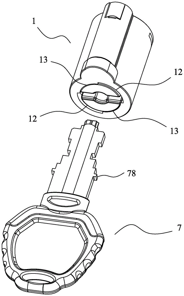 防误开空转锁芯锁具的制作方法