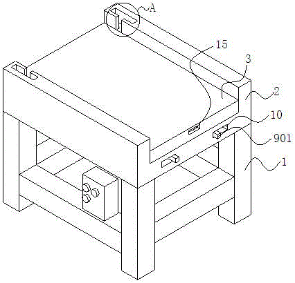 一种玻璃合片机的合片稳定机构的制作方法