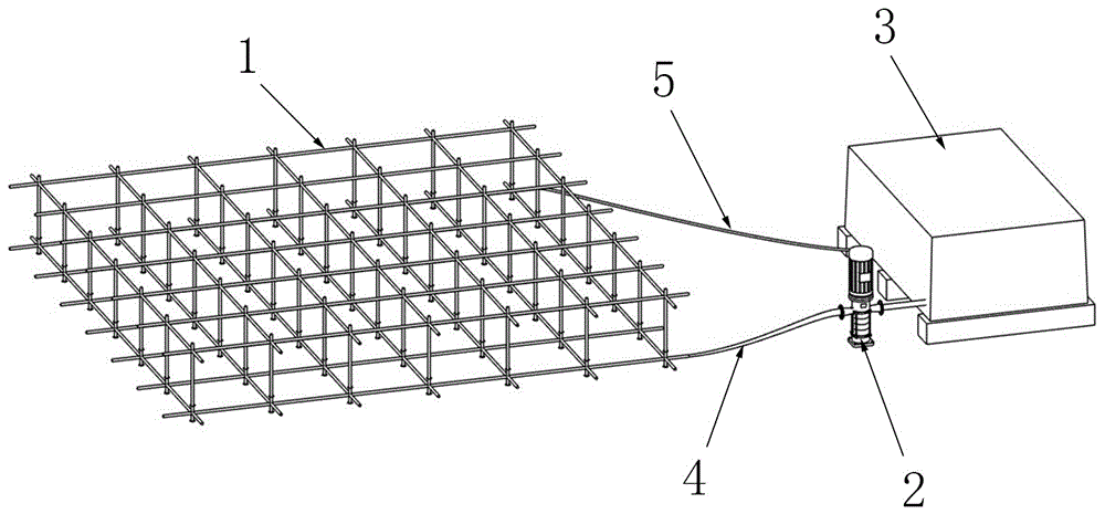 一种结合钢筋支架的大体积混凝土冷凝系统的制作方法