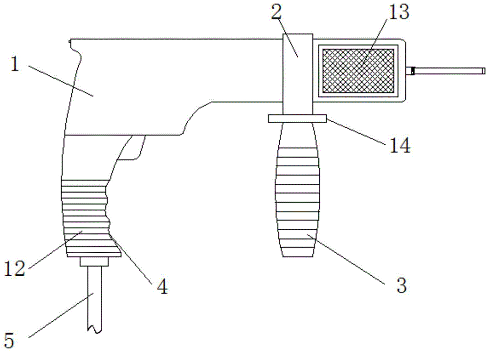 一种钢轨紧固件打入装置的制作方法