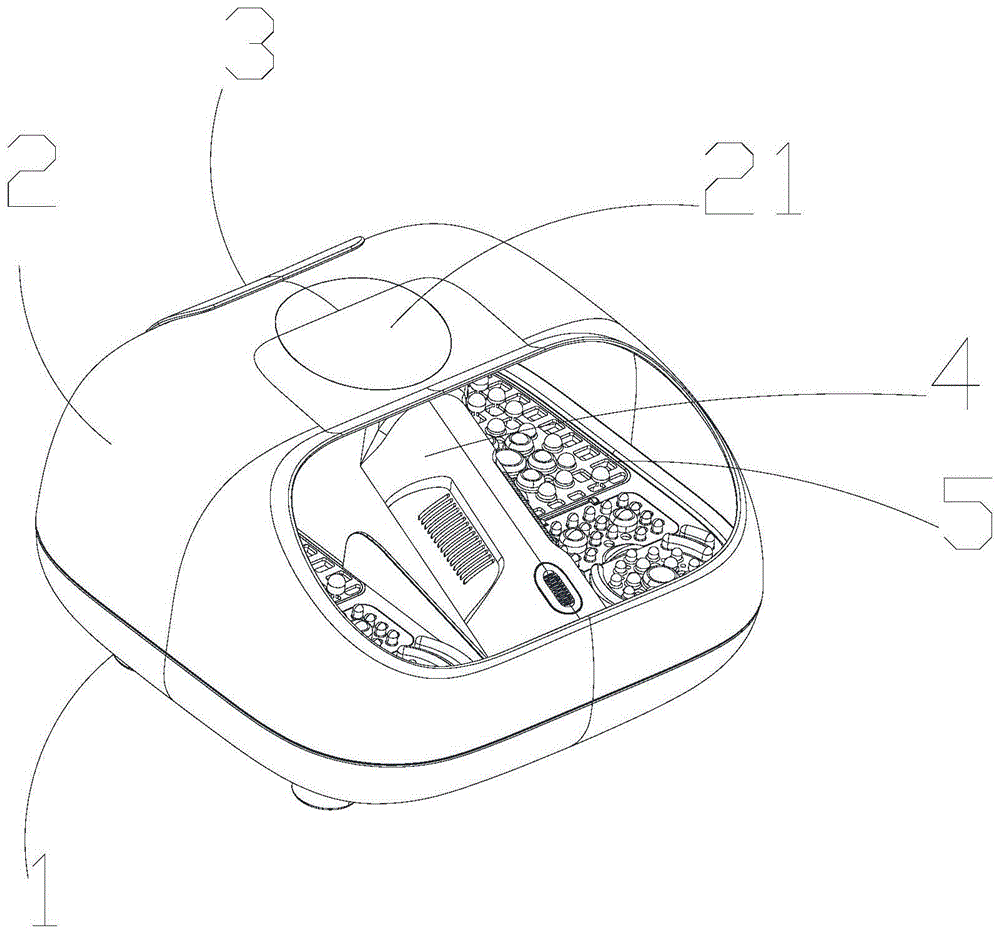 蒸汽沐足盆的制作方法