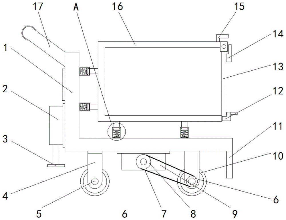 一种PC石材生产用运输车的制作方法