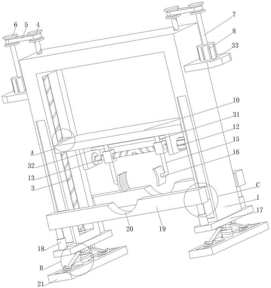 一种用于管道固定安装的机器人机械夹具的制作方法