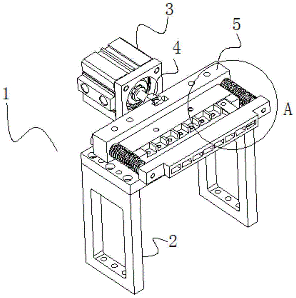 一种用于矿山机械内部电动机的固定装置的制作方法