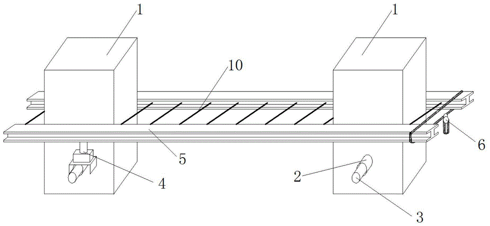 一种连系梁钢棒支撑结构的制作方法