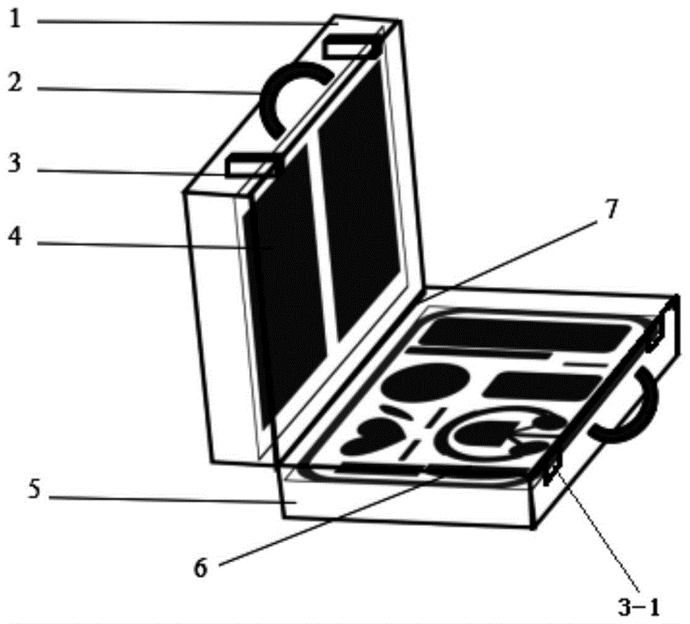 玩家专用款笔记本电脑及附件产品防震防潮便携收纳箱的制作方法