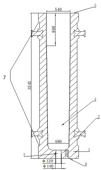 冶炼浇注用Φ500mm整体式一模多用电极坯模的制作方法