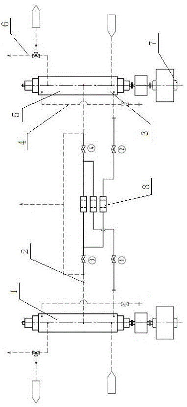 并联运行水泵暖泵系统的制作方法