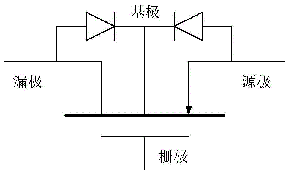 阻挡MOS管的寄生二极管导通的电路及电荷泵的制作方法