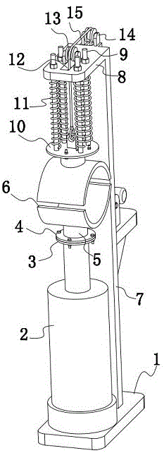 一种具有加紧底座的液压缸的制作方法
