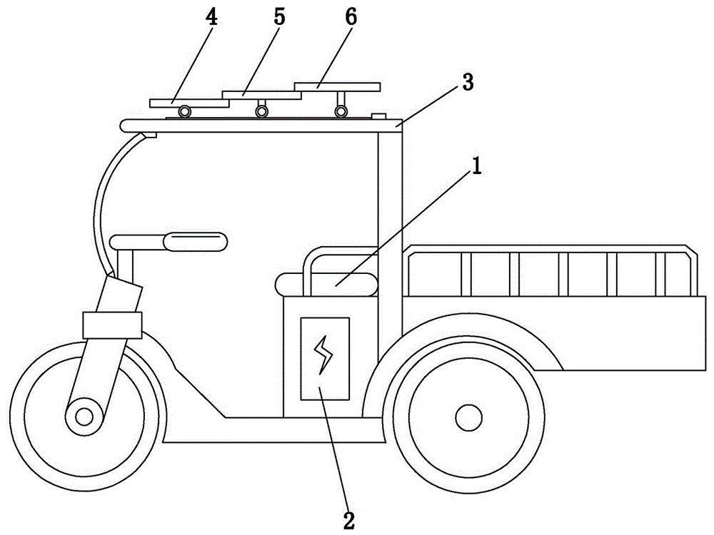 一种太阳能电动三轮车的制作方法