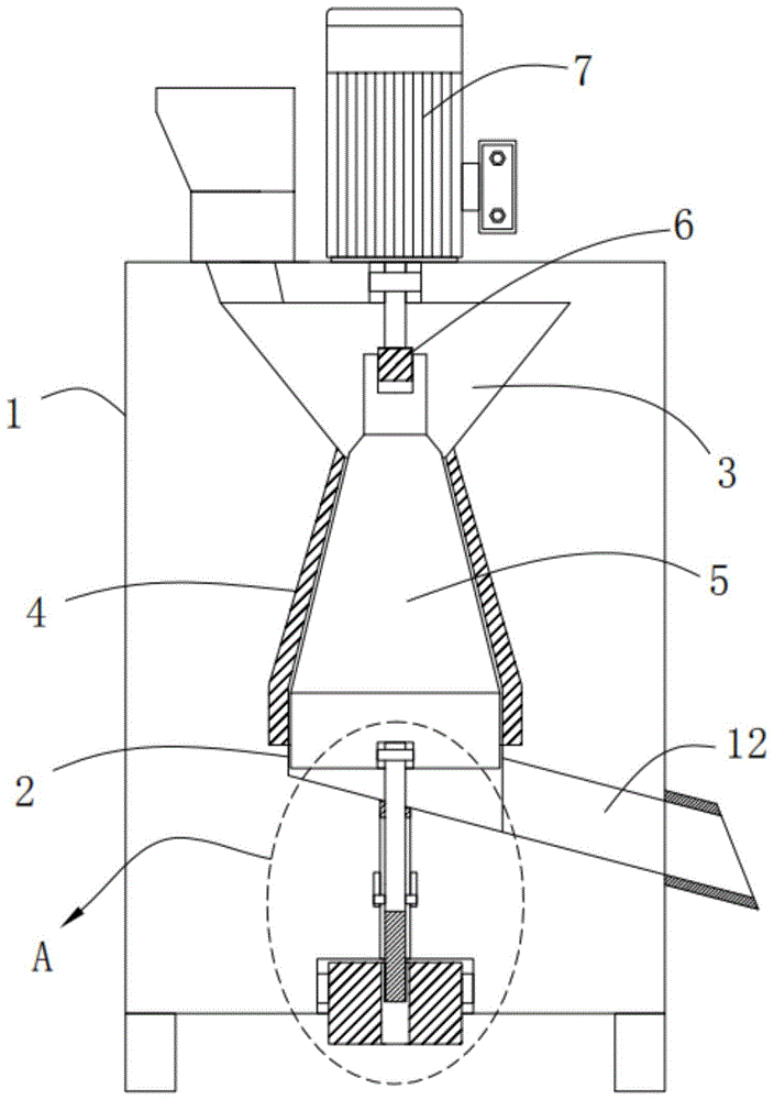 一种扬声器音膜生产用基料研磨装置的制作方法