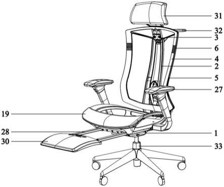 一种使用舒适的办公椅的制作方法