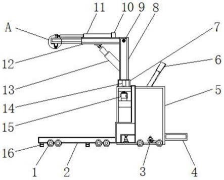 一种机械设备用具有智能起吊结构的搬运车的制作方法