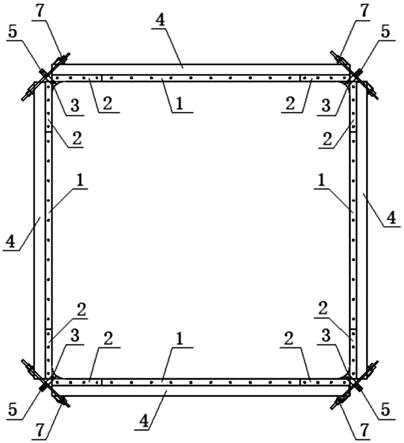 一种双向变截面圆角索塔施工的组合模板构造和施工方法与流程