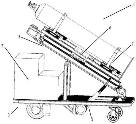 一种气瓶搬抬运输用多功能自动遥控气瓶车的制作方法