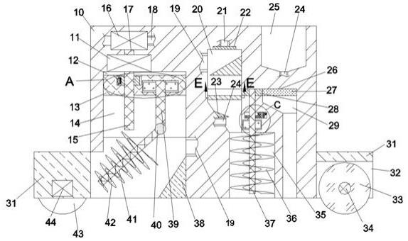 一种混合肥料分层回填的自动施肥装置的制作方法