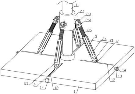 一种可调节的建筑工地用支撑架的制作方法