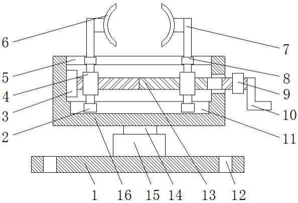 一种建筑施工用地表线缆紧固装置的制作方法