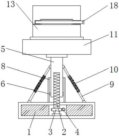 一种防倾倒的稳定型建筑施工用警示装置的制作方法