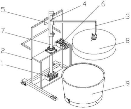 一种摆动升降式酱香酒酒甑甑盖开合装置及其使用方法与流程