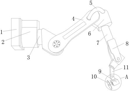 一种建筑材料用高效打磨装置的制作方法