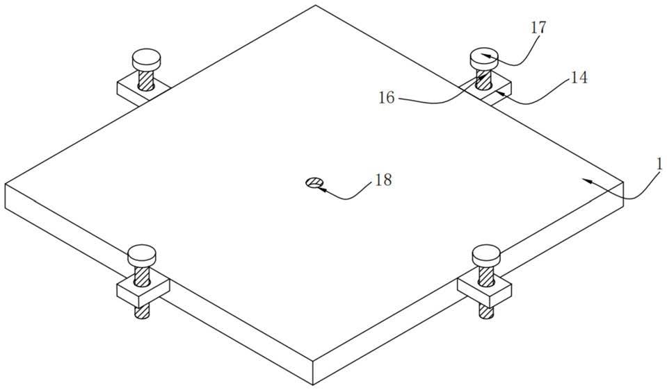 一种组件式集成吊顶面板的夹持装置的制作方法