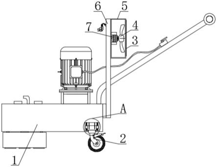 一种可固定建筑材料的建筑打磨装置的制作方法