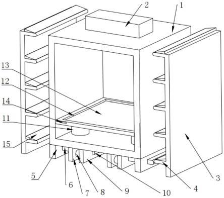 一种建筑施工用升降机轿厢断电防护控制装置的制作方法