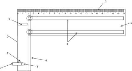 一种狭窄空间间距测量工具的制作方法