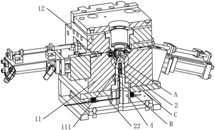 压壳模具的负压吸气结构的制作方法