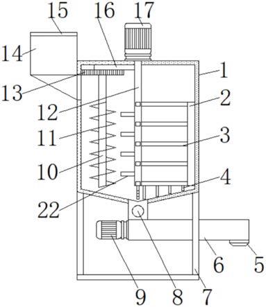 一种可除尘的3D打印用混凝土生产装置的制作方法