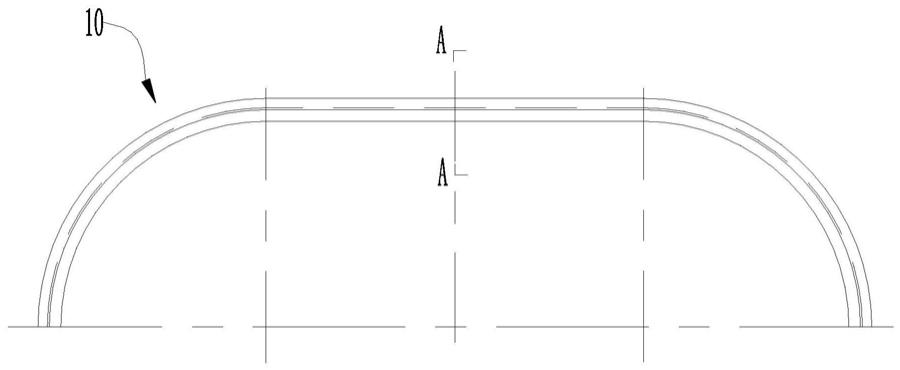 弯梁加工用分体式胎具结构的制作方法