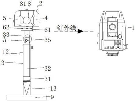 一种隧道拱顶下沉量检测装置的制作方法